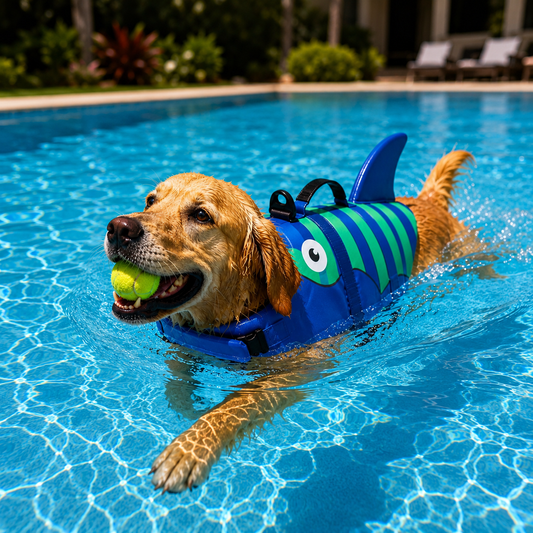 Dog Life Jacket - Swim Safe & Happy